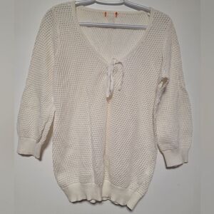 White Cover Up Sweater